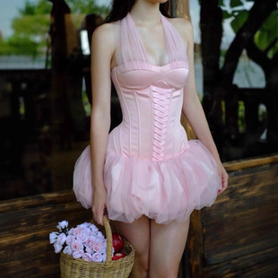 Խ��С��B@rc*Ů�·�ɫ����첱����ȹ/��ɫ�ٽz�������ӯB��ȹ