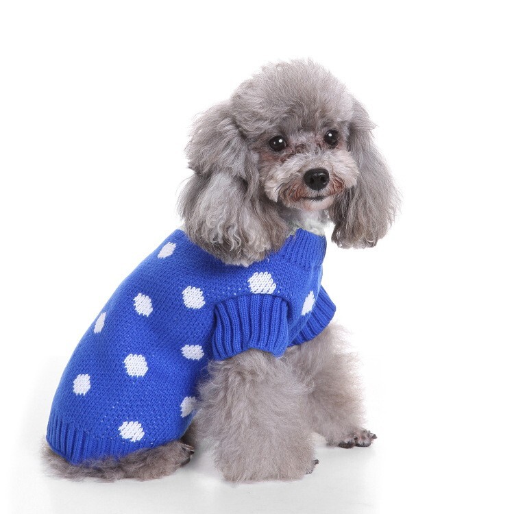 犬服 秋冬 ニットセーター タートルネック 暖かいペット服 子犬セーター クリスマス犬セーター|undefined