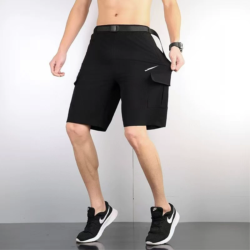 Мужские летние тактические штаны для активного отдыха, быстросохнущие, длинные и короткие, с множеством карманов, для тренировок