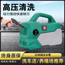 新款220v便携式洗车水枪家用高压清洗机手提式大功率强力冲洗车机