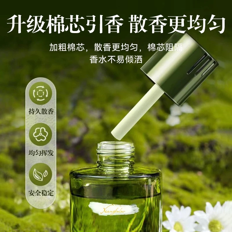 Botella vacía para ambientador de coche, gran capacidad, difusor de aroma sin llama, botella de fragancia para el hogar, botella de vidrio esmerilado