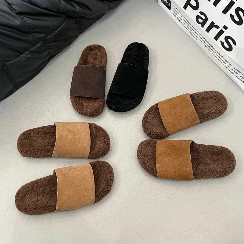 滨莉25秋季新款仙女风韩版舒适ins网红风百搭显白复古小众毛毛拖|undefined