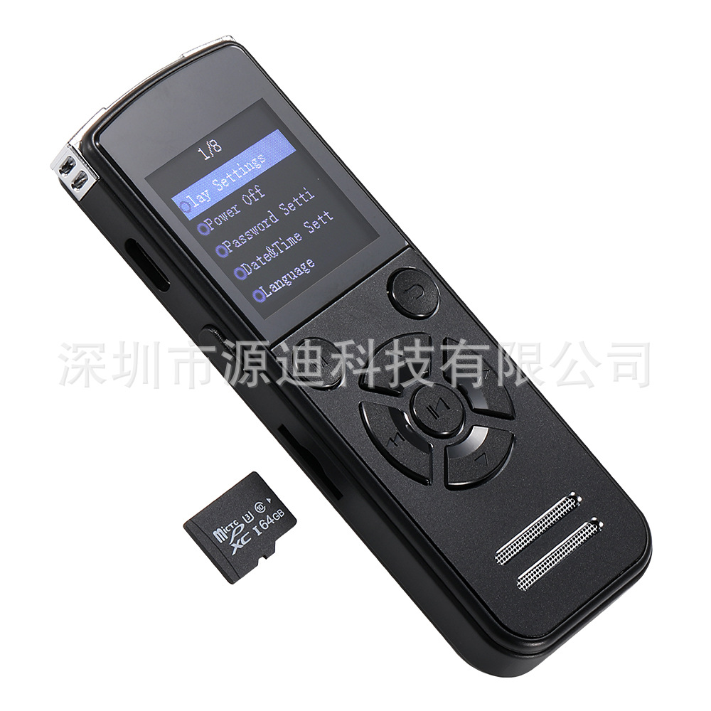New Color Screen Recorder, One-Click Recording Digital Recorder, Large-Capacity Conference Business Super Long Recorder