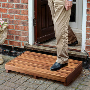 Wooden Step Stool High Step Stool Wooden Mobile Step Stool Kitchen Eleurized Foot Pad Bedroom Wooden Foot Pedal
