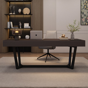 Home Computer Desk 1.8 Modern Simple Office Desk Study Desk Solid Wood Desk Italian Normcore Workbench