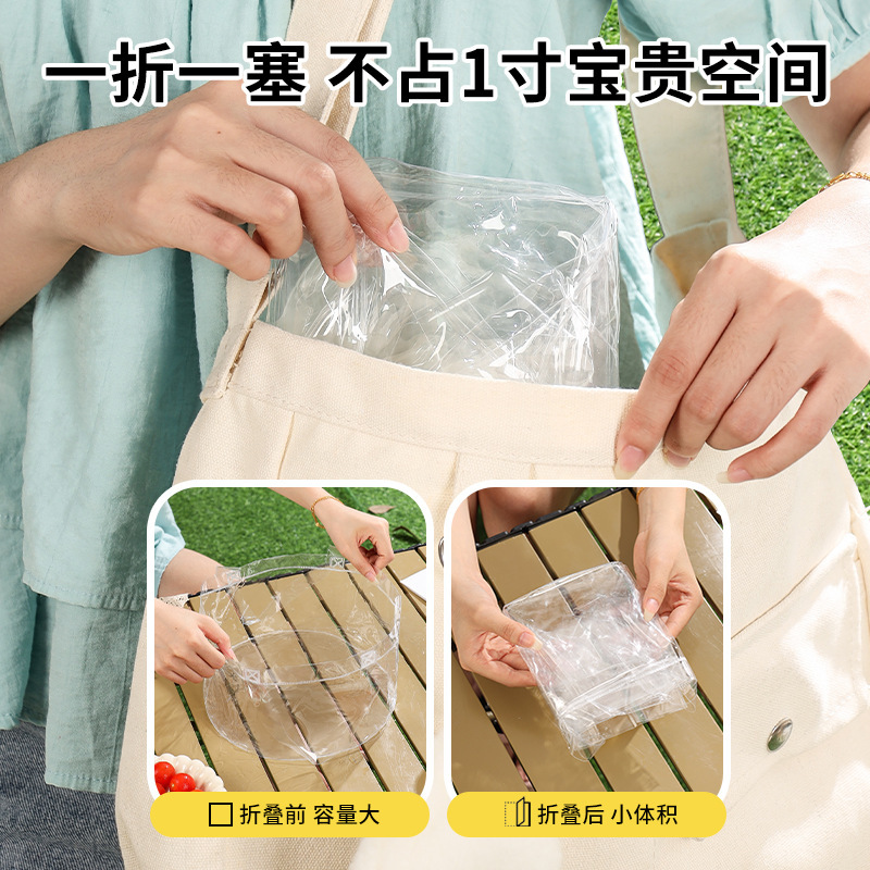 可折叠水盆户外出差洗脸盆便携式旅行洗漱盆露营洗菜盆洗衣盆水桶|undefined