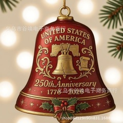 新品250th Anniversary Bell Ornament建国250周年纪念钟饰