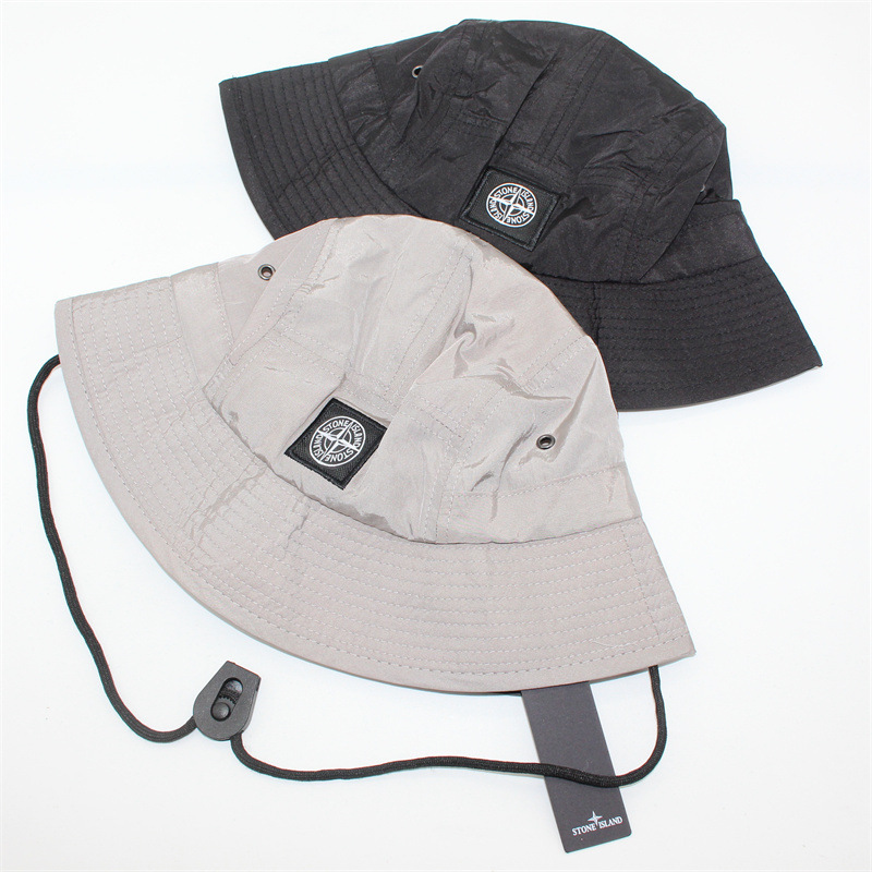 Foreign trade lightweight breathable adjustable windproof rope fisherman hat embroidered street fishing hat dome outdoor basin hat tide hat Foreign trade lightweight breathable adjustable windproof rope fisherman hat embroidered street fishing hat dome outdoor basin hat tide hat