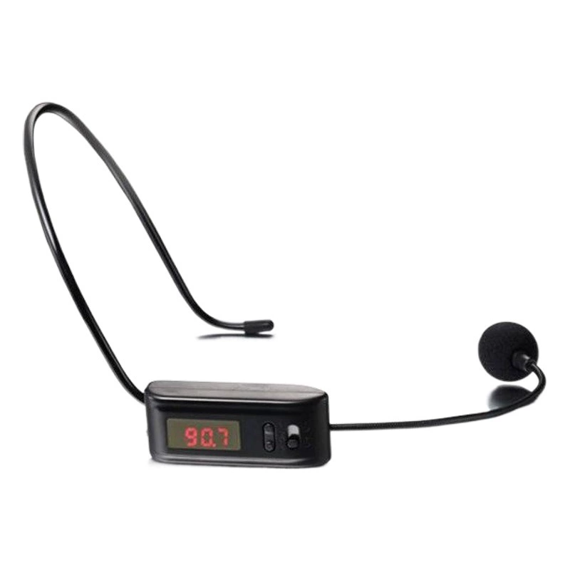 Беспроводной микрофон FM с усилителем для учителей, гарнитура для гидов, микрофон для автомобилей, подходит для различных сценариев использования.