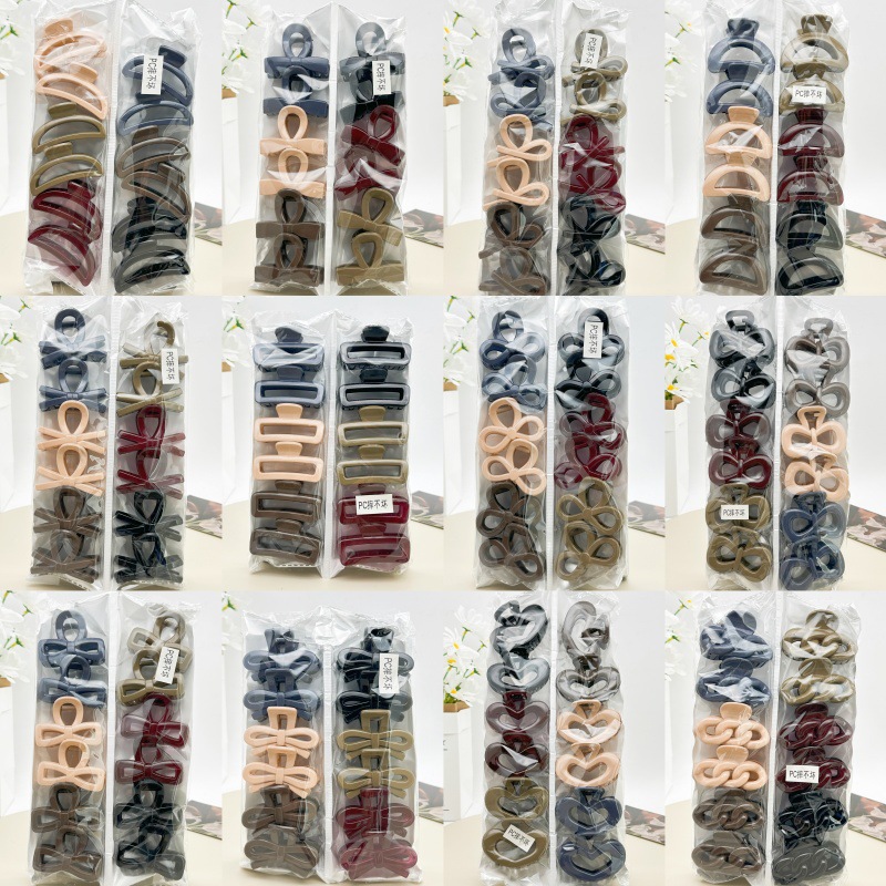 Pearl twist hair clip with plastic embellishment women's Korean side clip Korean style individually packaged pastoral two-yuan store accessories