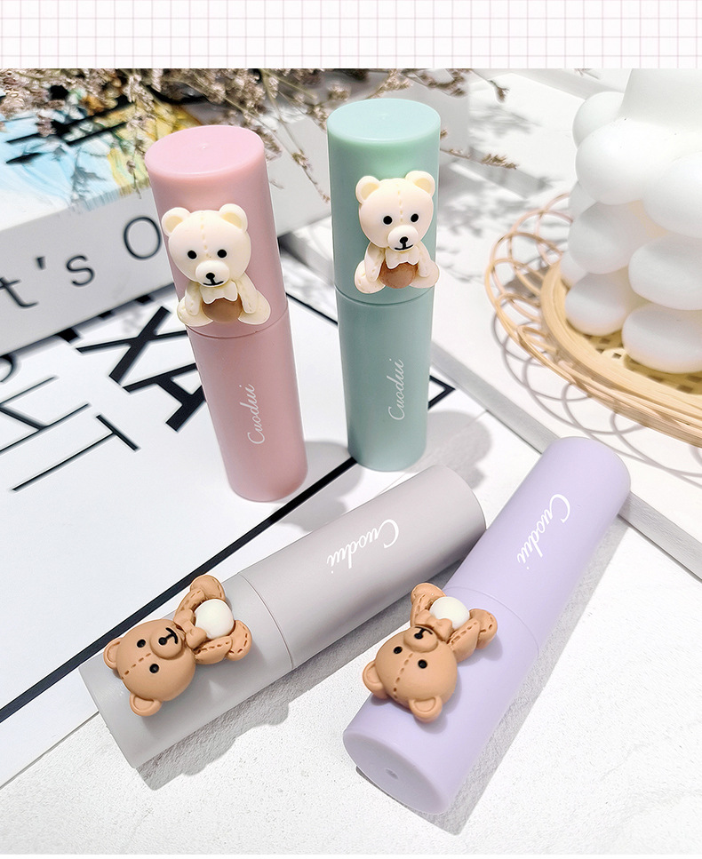 CUODUI Cute Bear Velvet matte Lip Mud, matte lip gloss, moisturizing, affordable lip gloss lipstick wholesale manufacturer consignment undefined