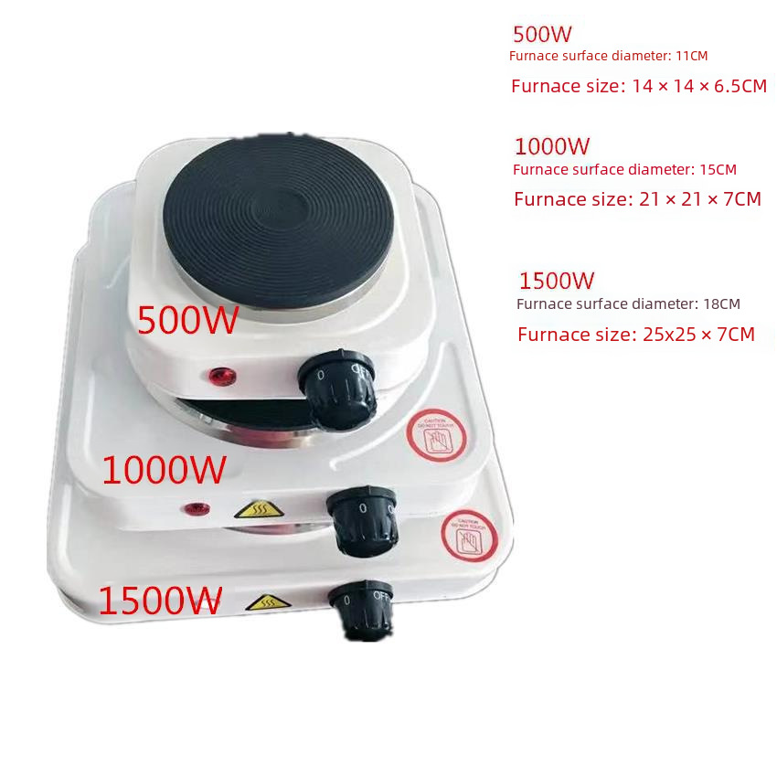 1000W household electric stove tea boiling adjustable temperature coffee stove pot tea small electric stove multifunctional heating furnace