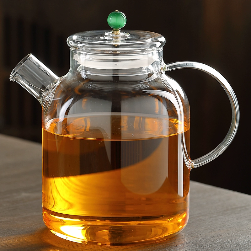 Glass teapot, capacious fruit flavored tea for home use, tea set