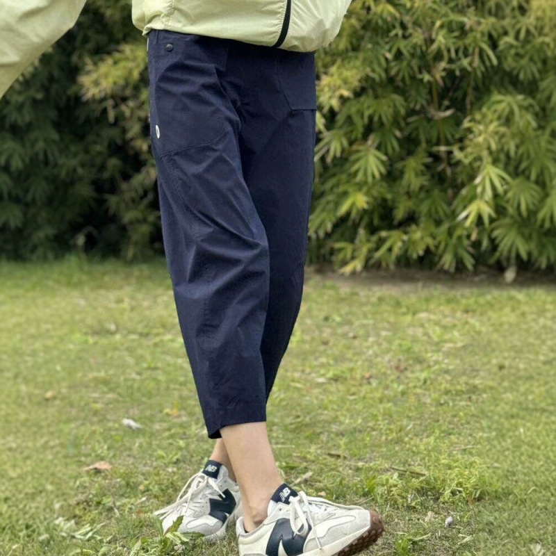 Lightweight Summer Loose Breathable Niche Design Three-Dimensional Cut Straight-Leg Women's Workwear Casual Cropped Pants 1081 Lightweight Summer Loose Breathable Niche Design Three-Dimensional Cut Straight-Leg Women's Workwear Casual Cropped Pants 1081