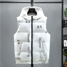 情侣棉马甲男秋冬潮流马夹外套加肥加大码加厚保暖背心羽绒棉马甲