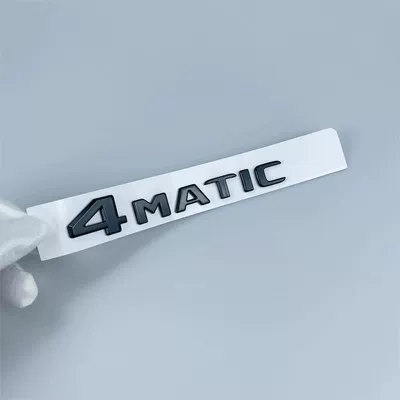 Car logo: CLA260 CLA45 car emblem blacked - standard-4maticglossy-black