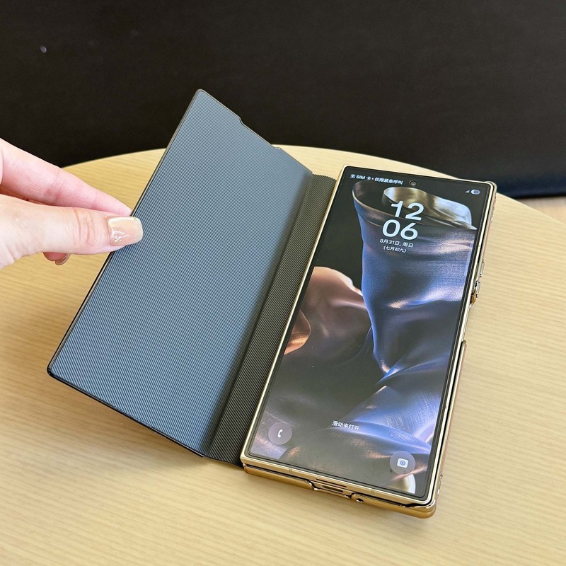 适用三星W25双中轴心系天下手机壳FOLD6磁吸翻盖皮套ZFOLD7保护套|undefined
