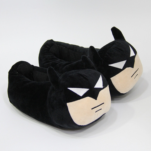 Batman character cartoon Bathtub slippers winter men warm cotton slippers indoor home cotton shoes couple
