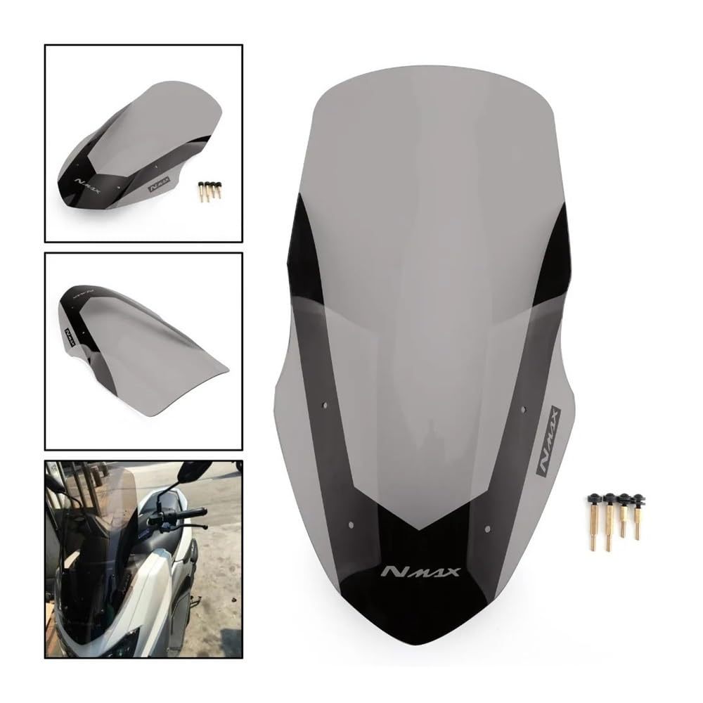 Suitable for Yamaha NMAX155/NMAXL125 16-18 front windshield motorcycle elevated glass deflector