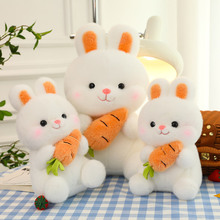 萝卜兔公仔毛绒玩具可爱玩偶兔子公仔儿童床上陪睡娃娃生日礼品