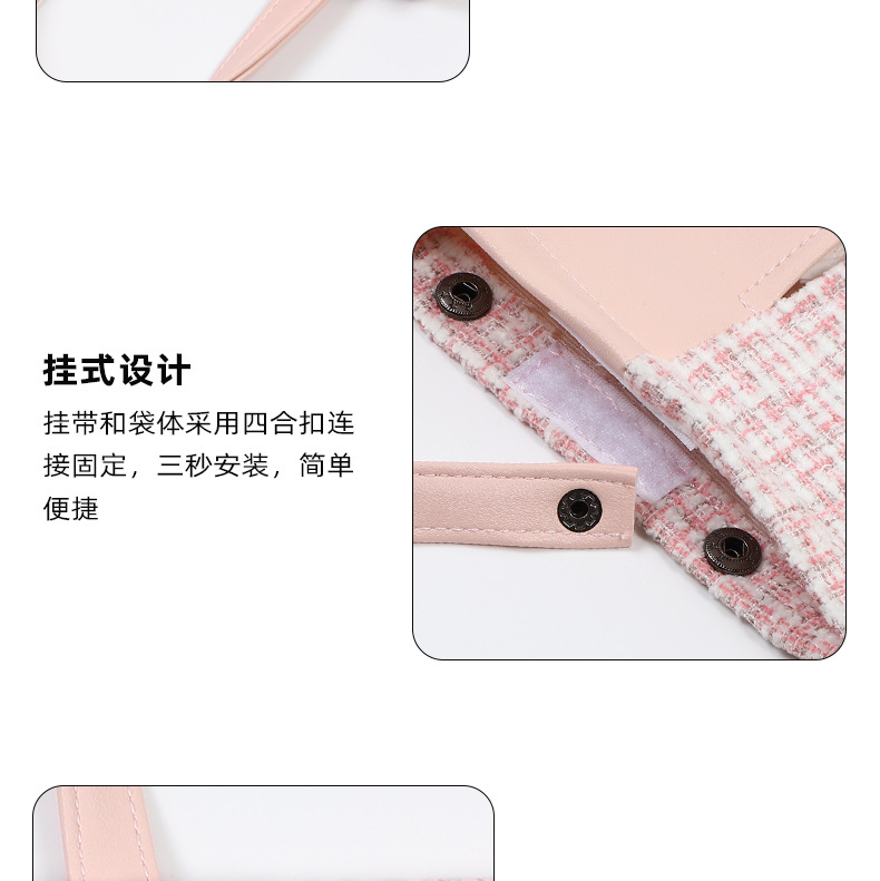 Car Tissue Box Light Luxury Fragrance Seat Back-Mounted Tissue Bag Fashion Goddess Car Tissue Storage Box