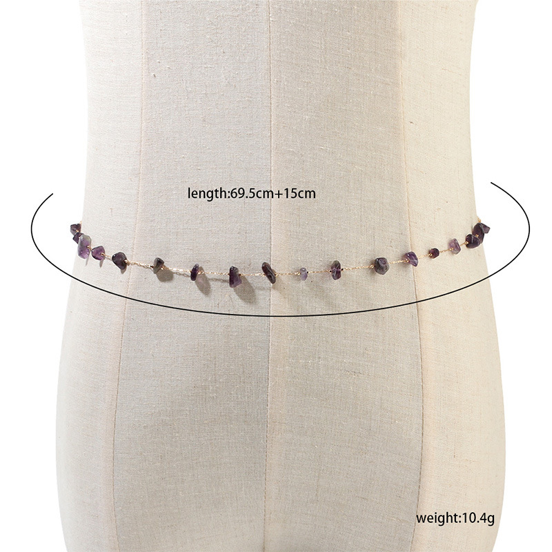 مثير هندسية طلاء المعادن Crystal Chainpicture1