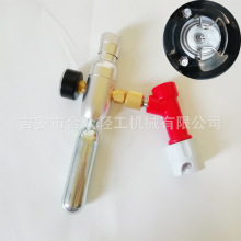 可口可乐充气表啤酒加气装置迷你表调气阀分配器百事糖浆接头套装