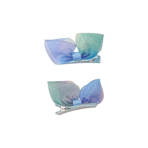 Gradient color three-dimensional hair clip for children's new polka dot Korean version that does not hurt hair top clip for girls, cute, sweet and versatile hair clip