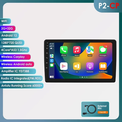 Applicable to 08-19 Citroen B9 Peugeot Partner Android smart large screen car central control Navigator (DVD Navigation) - 232g-quad-core-wifi-version-carplay-9-inch-for-08-19-citroen-b9-peugeot-partner