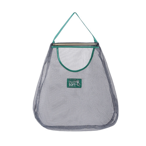 Fruit and vegetable ginger and garlic hanging bag kitchen storage bag moisture-proof hanging bag mesh pocket hanging bag wall-mounted hollow breathable storage artifact