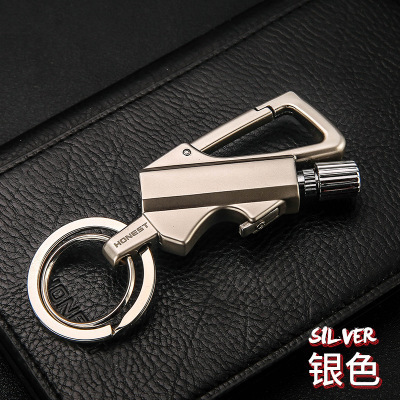 跨境热销万次火柴打火机煤油复古三合一多功能钥匙扣创意百诚-666|undefined