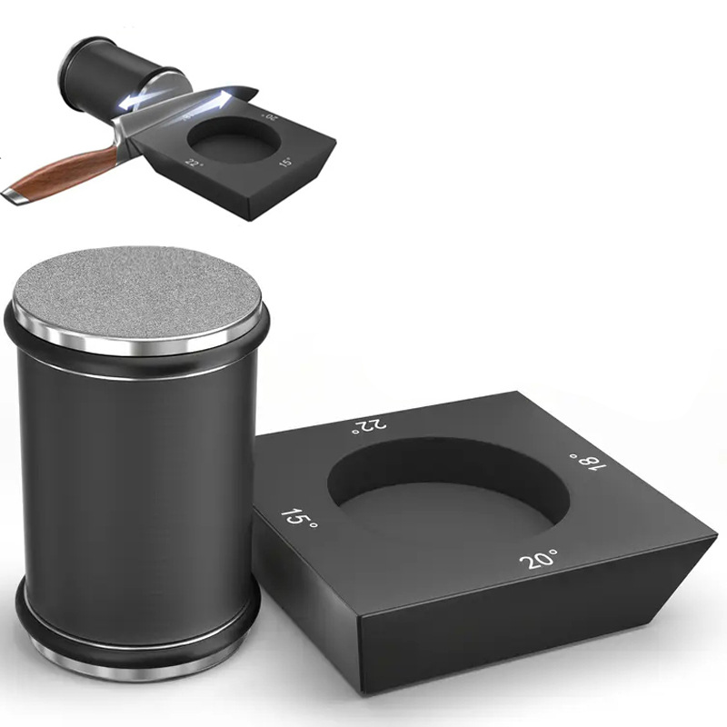 Black 4-angle sharpening stone [400/1000 grit]