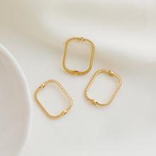 14K����ɫ�X݆��������Ȧ �L����ֱ�״����׭h���� diy�ֹ��Ʒ