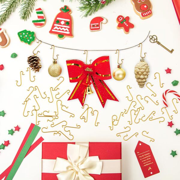 ORNAMEENTS HOOKS Christmas Decoration Metal Hook Iron Festival…