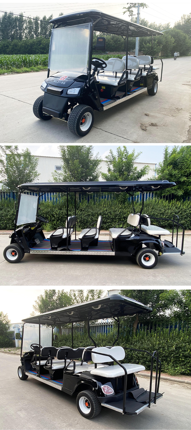 Golf Cart 4-Seater 6-Seater Tourist Attraction Sightseeing Vehicle Factory Area B&B Hotel Reception Electric Golf Cart