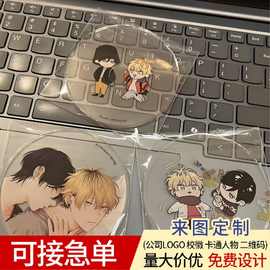 同人动漫餐具亚克力二次元餐盘创意隔热杯垫周边桌面摆件