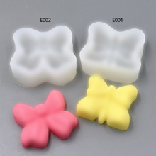 蝴蝶结硅胶模具diy蝴蝶水晶滴胶摆件自制香薰蜡烛石膏