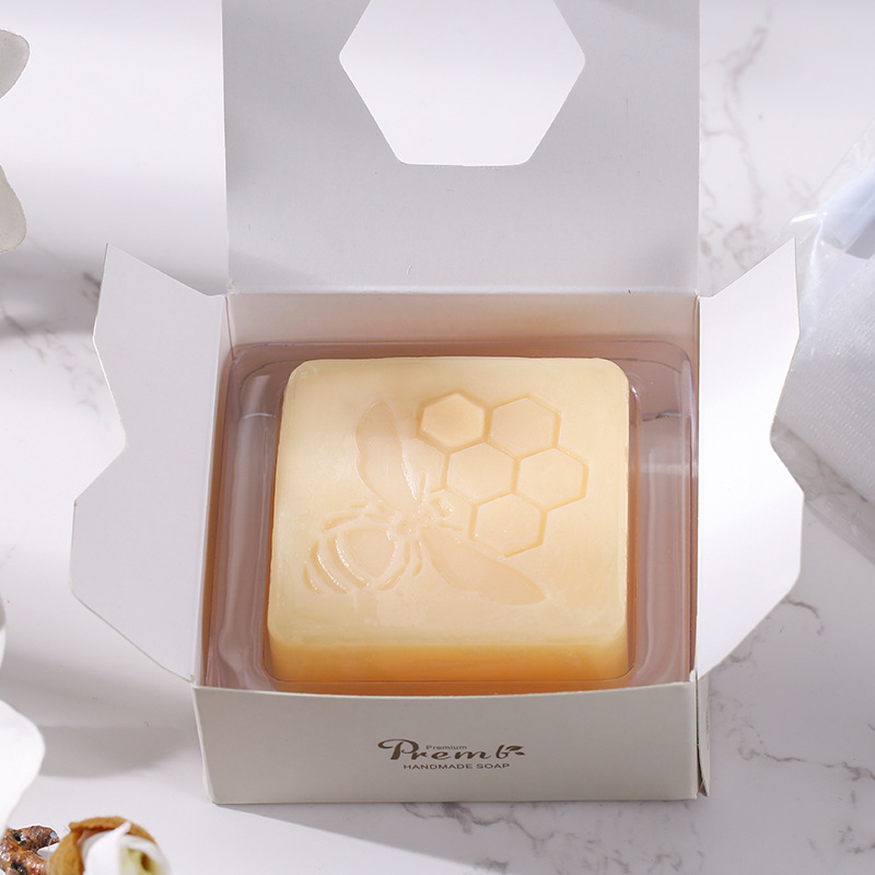 Korean Honey Handmade Soap Wholesale Royal Jelly Propolis Soap Manufacturer Oil Removing Skin Care Moisturizing Bath Cleansing Soap