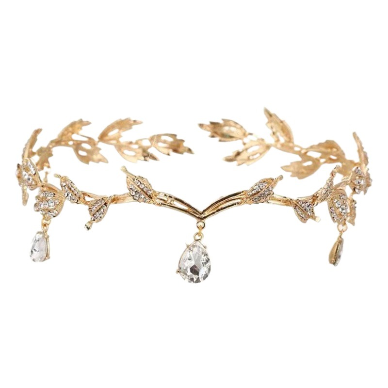 Boda nupcial tocado frente decoración ceja colgante updo pelo corona tocado accesorios para el cabello cumpleaños vacaciones flor vestido Accesorios