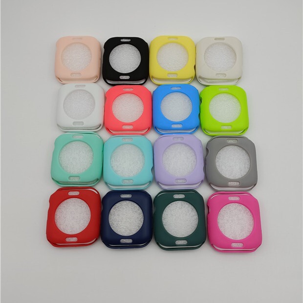 Apple Watch Protective Case 45678 Generation Matte Tpu Protective Case Apple Watch7 Watch Case Frame Apple Watch Protective Case 45678 Generation Matte Tpu Protective Case Apple Watch7 Watch Case Frame