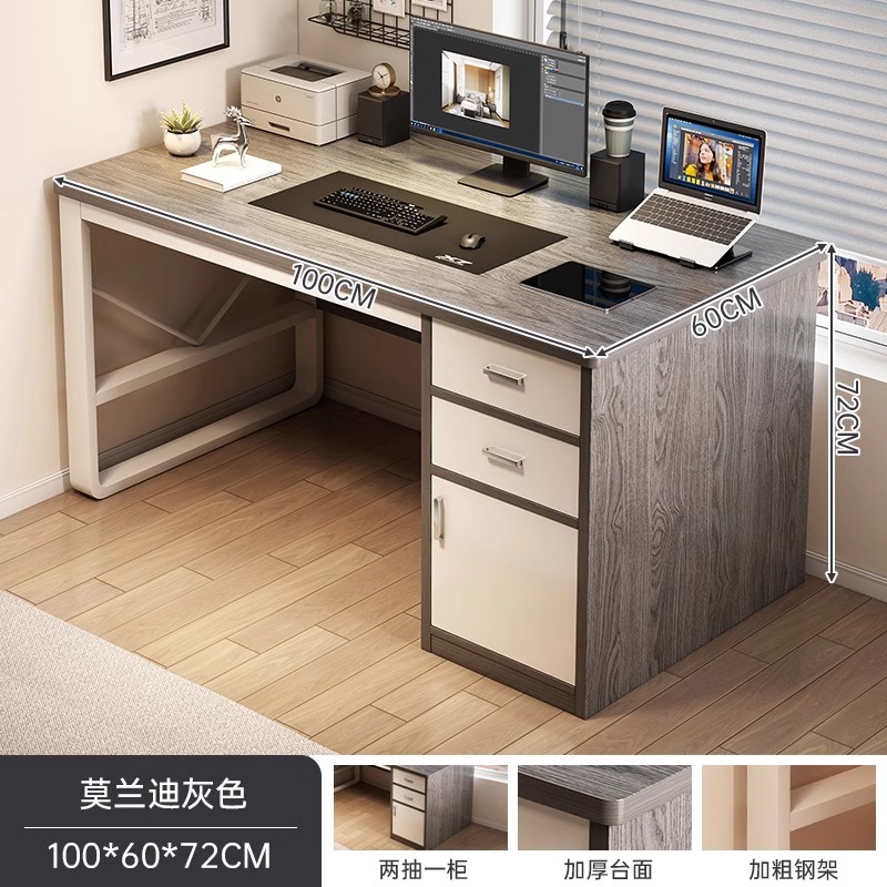 Escritorio para computadora Escritorio Escritorio para estudiantes en casa Casa de alquiler Escritorio de escritura simple Dormitorio Escritorio simple con cajón