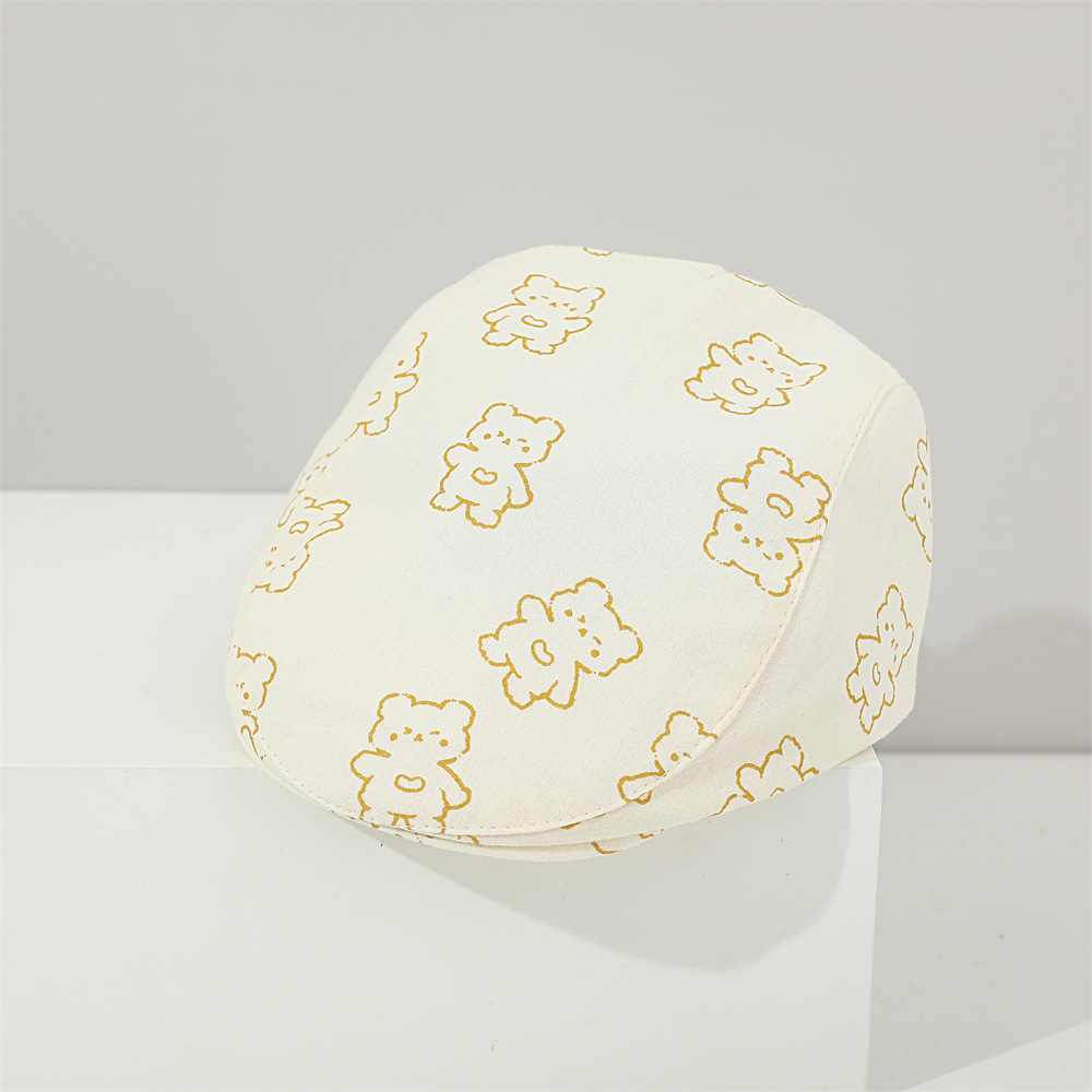 Sombreros para bebés primavera y otoño boina para bebés niños y niñas sombreros osos sombreros de sol para niños sombreros de verano pintores