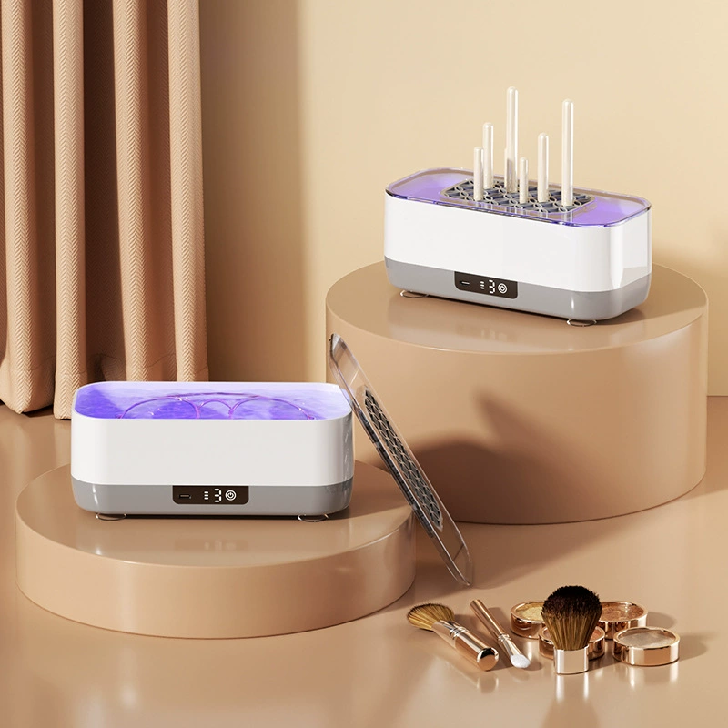 Ультразвуковой очиститель для очков и мелких вещей, портативный, USB или батарейный, белый