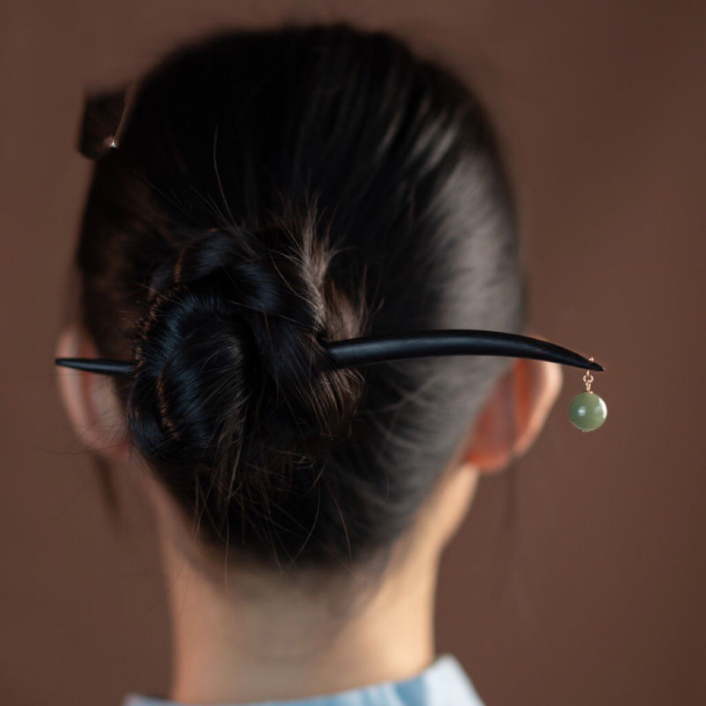 古风汉服发簪高级感茶服木簪简约国风旗袍簪子配饰新中式头饰配饰-阿里巴巴