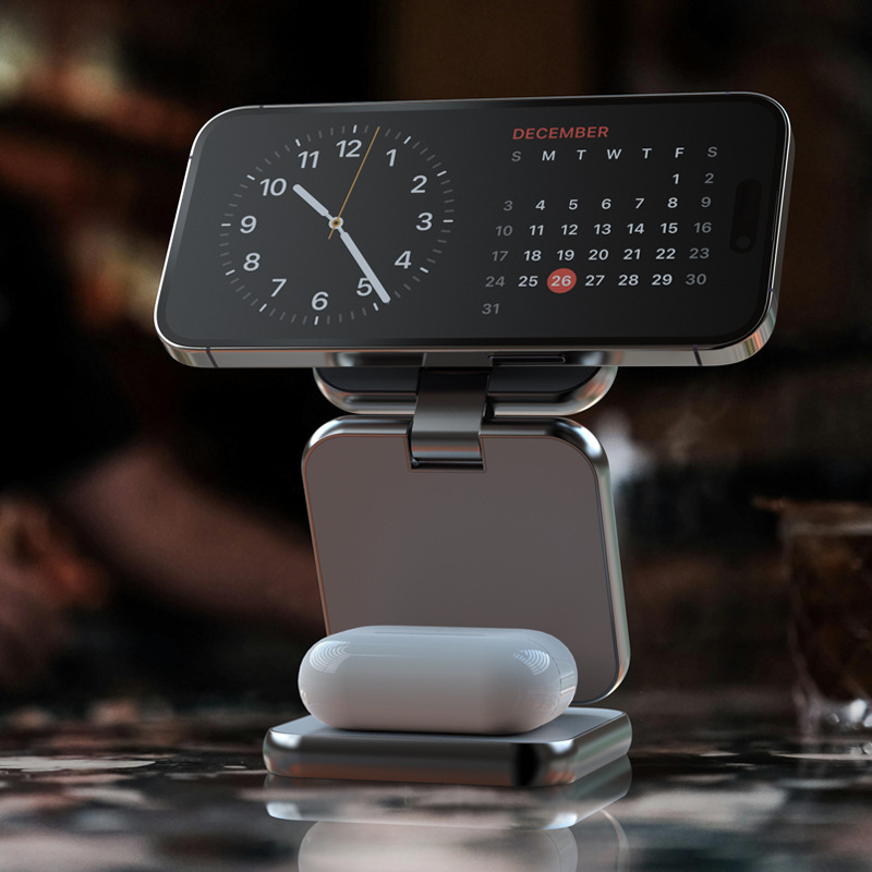 Cross-border export wholesale of wireless chargers, fast-charging watches, and earphone chargers Cross-border export wholesale of wireless chargers, fast-charging watches, and earphone chargers