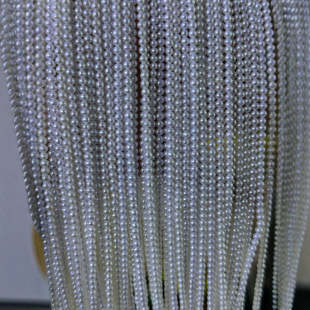 Natural Freshwater Millet Chain 3.5-4mm Nearly Round Strong Light Simple Joker Holiday Gifts
