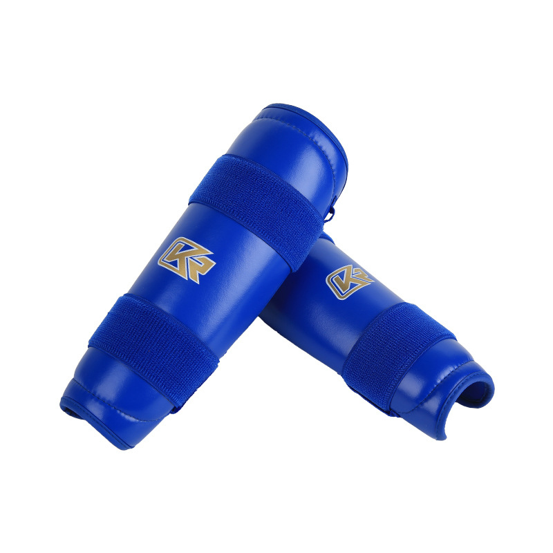 Kangrui pierna guardia boxeo Sanda equipo de protección pierna guardia Sanda lucha equipo de protección de alta peeling Club de alta resistencia fabricante