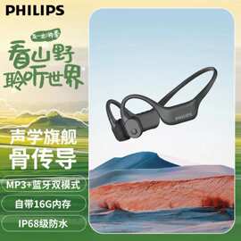 骨传导蓝牙耳机TAA6609 运动跑步开放式挂耳式自带16G内存