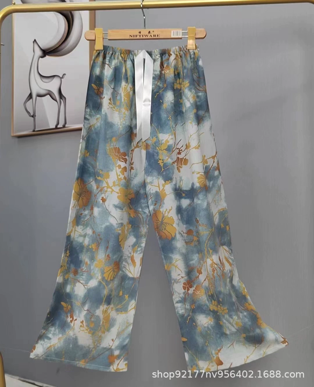 Summer trousers, thin pijama for leisure, Chinese style