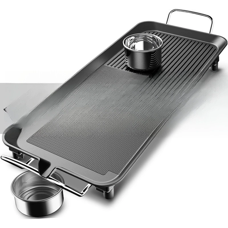 Электрический гриль для барбекю Домашний бездымный барбекю